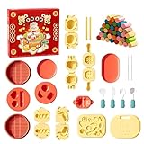 Modellierset aus Ton – Chinesisches Thema Küche Spielzeug für kreative Aktivitäten |...