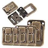 SEWACC 6 Stück Teiliges Hasp Transparent Rostfrei DIY Schmuckbox Verschluss Kistenverschluss...