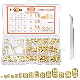 200 Stück Gewindeeinsatz, M2/M2,5/M3/M4/M5/M6 Einschmelzgewinde mit Pinzette Plastikbox...