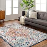 Livabliss Asmara Vintage groß 160x220 cm - Wohnzimmer, Esszimmer, Schlafzimmer, Boho Stil mit...