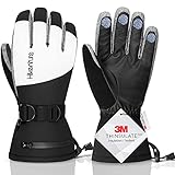 HIKENTURE Winterhandschuhe Herren Damen Wasserdicht, Winddichte Skihandschuhe Winterhandschuhe...
