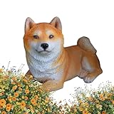 Hogvinnatil Hundefiguren, Hundestatue | Modell sitzender Hund Garten, Skulptur, Sammlerstück,...