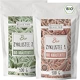 Zyklustee 1 und 2 Set - 200g I 100% natürlich aus Biologischem Anbau by KLUIZ TEA