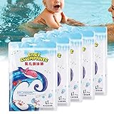 5 Stück Baby-Schwimmwindel, Einweg-wasserdichte, Elastische, Auslaufsichere Babywindel (L-Größe...