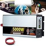 DC 12V 24V 48V 60V 72V auf AC 220V Auto-Wechselrichter 5000W 8000W Reiner Sinus Power Converter mit...