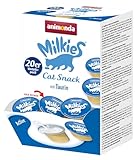 animonda Milkies Katzensnack mit Milch - Active (4 x 20 Cups á 15 g), portinierte Milch...