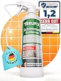 Treufix - Schimmelentferner [Verbesserte Aktiv-Chlor-Formel] Schimmelspray für Wand, Bad,...