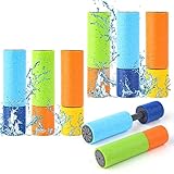 DERAYEE 6 Stück Wasserspritzpistolen,Wasserpistole Schaumstoff Bunte Spritzpistole für Kinder und...