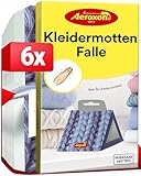 Aeroxon Kleidermottenfalle 6 Stück - Mottenfalle Kleidermotten für effektiven Mottenschutz für...