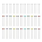 Stecknadeln mit Kopf Groß Abstecknadeln Sewing Pins 38mm Stecknadel Edelstahl Stecknadeln Nähen...