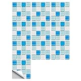 Dekorationen Wandaufkleber PETClear Pattern Walls WindowsCrystal Tile Buntes Basteln (H, One Size)