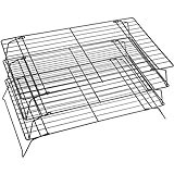 KitchenCraft 3-Stöckiges Kühlgestell mit Antihaftbeschichtung in Geschenkbox, 21 x 40 cm