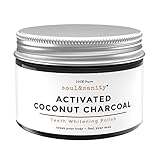 Soul & Sanity Aktivkohle Zahnaufhellung – natürliche Dental- & Mundreinigung für weiße Zähne &...