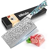 Home Safety Damast Nakirimesser mit extrem Scharf 17.8cm Klinge aus 67 Lagen VG-10 Damaststahl...