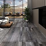 LAPOOH PVC Laminat Dielen Selbstklebend, Fliesenfolie, Laminatboden, Küchenrückwand Folie,...