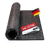 BAUHELD® Antivibrationsmatte Waschmaschine 60x60 x 0,6cm [1 Stück] - Robuste Antirutsch-Matte aus...