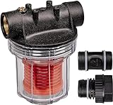 Original Einhell Vorfilter 12 cm (Pumpen-Zubehör, Entlüftungsschraube, Messing-Innengewinde,...
