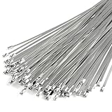 100 Stück Maschendrahtzaunbinder, 11.8 Zoll selbstsichernde Metallbinder aus Edelstahl 304, weit...