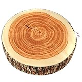 HENGSONG Kreative Natur Holz Design-Log Weicher Stuhlkissen Kissen Geschenk Startseite Sofa (1#)