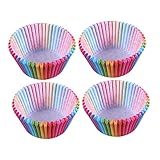 TFJDUPP Kuchenformen,Muffinpapierformen, 200 Stück Muffin-Cupcake-Förmchen, Cupcake-Förmchen,...