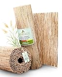 Natursache Sichtschutz | Premium Schilfrohrmatte als Sichtschutz Zaun, Blickschutz und Windschutz |...