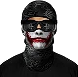 ShopINess Unisex 3D Sturmhaube Vollgesichtsmaske Sonnenschutz Abdeckung Maske für Männer Frauen...