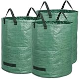 BigDean Gartensack 3X 272l Gartensack Laubsack Gartenabfallsack stabil - Gartensäcke für...