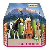 Bullyland 43309 - Spielfiguren-Set, aus der Serie Yakari, Geschenkbox, ideal als Torten-Figuren,...