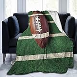 Mexpekil Überwurfdecke, American Football-Feld, Fleecedecke, 152,4 x 127,7 cm, Anti-Pilling,...
