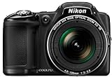 Nikon Coolpix L830 Digitalkamera (16 Megapixel, 34-Fach Opt. Zoom, 7,6 cm (3 Zoll) RGBW-LCD-Display,...