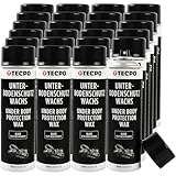 TECPO Wachs Unterbodenschutz Spray, 24x 500ml Unterbodenschutzwachs Karosserieschutz...