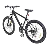 OMGGYER Fahrrad 26 Zoll Mountainbike Herren 21-Gang MTB Fahrräder Hochkohlenstoffstahl Freestyle...