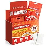 BRAMBLE 20 Handwärmer Wiederverwendbar (10 Doppelpackungen, 8 Stunden Wärme über 10 Tage) -...