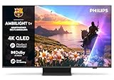 Philips Ambilight 55PUS8600 4K QLED Smart TV - 55 Zoll Display mit P5 Perfect Picture Engine Ultra...