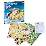 Idena 6102589 - Spielesammlung mit 150 Spielmöglichkeiten, inklusive original Mensch ärgere Dich...