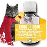 EMMA Hustensaft Katze I Thymian Bronchial Kräuter I Tropfen Anis Fenchel I Atemwegskräuter I...
