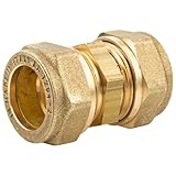 tecuro Messing-Klemmringverschraubung 28x28 mm für Trinkwasser DVGW W 534, kompatibel mit...