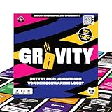 Gravity - Gesellschaftsspiel - Strategie und Wissensspiel - Quizspiel für Allgemeinwissen mit...
