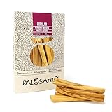 PALOSANTO - Palo Santo Räucherholz Popular Ayabaca aus Peru - 8 Holzstäbe 10cm - Natürliche...