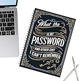 Générique Geheimes Code-Notizbuch – Notizbuch mit festem Einband für Konten, Register von...