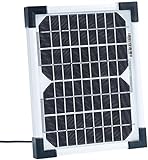revolt Kleines Solarpanel: Mobiles Solarpanel mit monokristalliner Solarzelle 5 W (Kleines...
