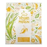 Vegan Protein - Banane - Pflanzliches Proteinpulver aus gesprossten Reis, Erbsen, Sojabohnen,...