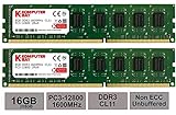 Komputerbay 16GB (2x 8GB) DDR3 PC3-12800 1600MHz DIMM 240-Pin RAM Desktop Speicher 11-11-11-28 XMP...