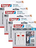 tesa Verstellbarer Klebenagel für Tapeten und Putz/Selbstklebender Nagel von tesa Powerstrips / 8 x...