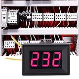 CHICIRIS Digitales AC-Spannungsmessgerät mit LED-Anzeige für 70-380-V-Panel-Test, Kompaktes Design...