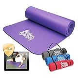 Jung & Durstig Original Yogamatte mit Tragegurt | Gymnastikmatte inklusive Übungen | Sportmatte mit...