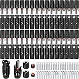 Hundnsney 50 Paar Solarpanel-Steckverbinder IP67 Wasserdichte Solarpanel-Kabelstecker Stecker/Buchse...