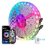 LED Strip 30m, Bluetooth LED Streifen,RGB LED Strip Farbwechsel LED Lichterkette mit Steuerbar via...