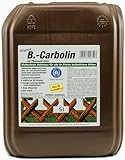 1x 5L B-Carbolin Holzlasur + 1x Bildmagnet! Öl Holzfarbe für optimalen Holzschutz Aussen Farbe...