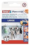 Tesa Powerstrips Klebestreifen, groß, selbstklebend, abziehbar, 10 Stück
